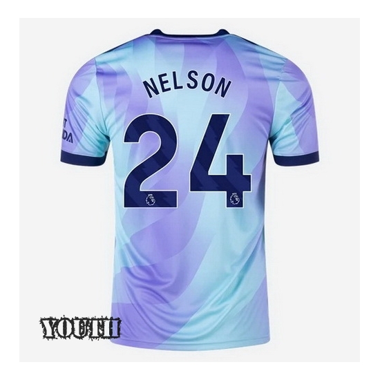 2024/2025 Reiss Nelson #24 Third Youth Soccer Jersey - Click Image to Close