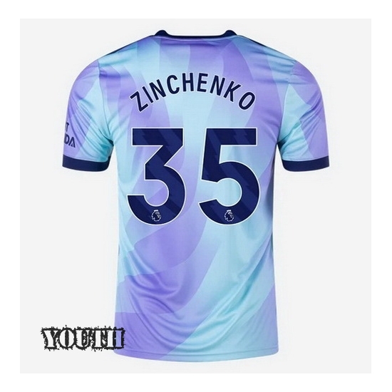 2024/2025 Oleksandr Zinchenko #35 Third Youth Soccer Jersey - Click Image to Close