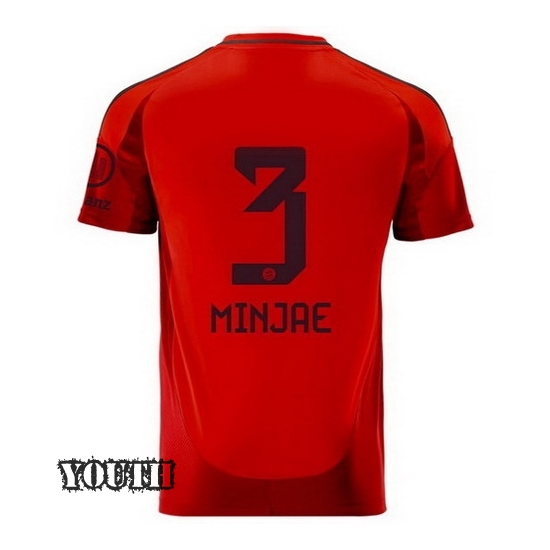 2024/2025 Minjae Kim #3 Home Youth Soccer Jersey - Click Image to Close