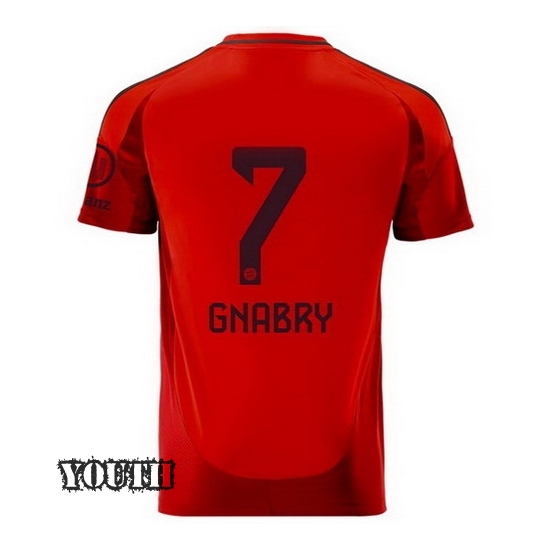 2024/2025 Serge Gnabry #7 Home Youth Soccer Jersey