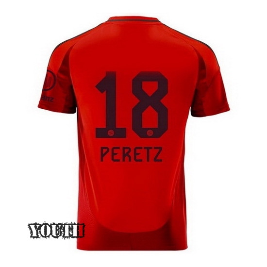 2024/2025 Daniel Peretz #18 Home Youth Soccer Jersey - Click Image to Close