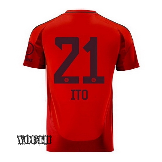 2024/2025 Hiroki Ito #21 Home Youth Soccer Jersey - Click Image to Close