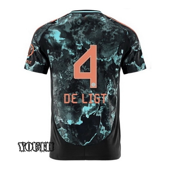 2024/2025 Matthijs de Ligt #4 Away Youth Soccer Jersey - Click Image to Close