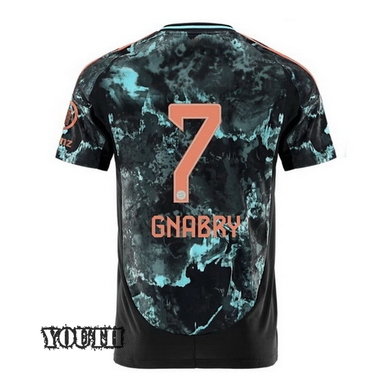 2024/2025 Serge Gnabry #7 Away Youth Soccer Jersey