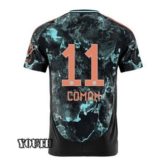 2024/2025 Kingsley Coman #11 Away Youth Soccer Jersey - Click Image to Close