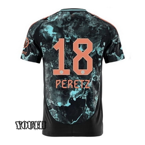 2024/2025 Daniel Peretz #18 Away Youth Soccer Jersey - Click Image to Close