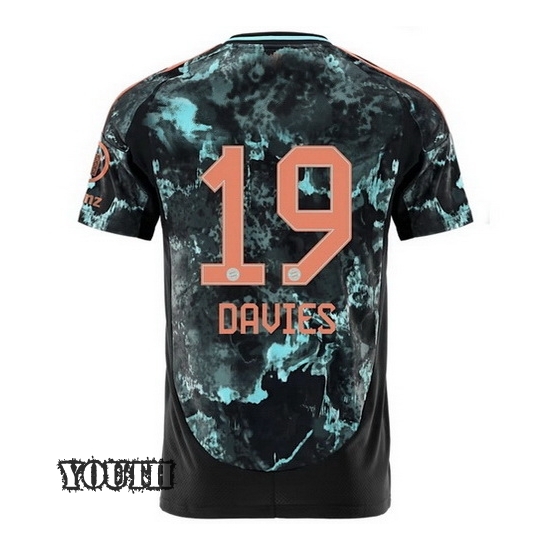 2024/2025 Alphonso Davies #19 Away Youth Soccer Jersey - Click Image to Close