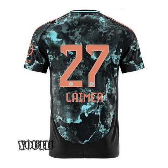 2024/2025 Konrad Laimer #27 Away Youth Soccer Jersey