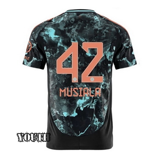 2024/2025 Jamal Musiala #42 Away Youth Soccer Jersey - Click Image to Close