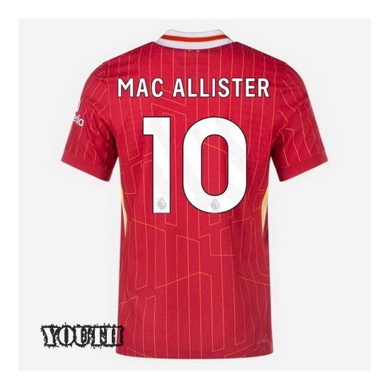 2024/2025 Alexis Mac Allister #10 Home Striped Youth Soccer Jersey - Click Image to Close