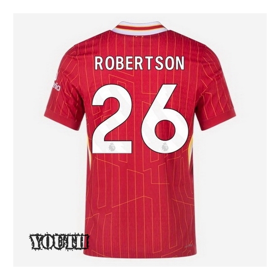 2024/2025 Andy Robertson #26 Home Striped Youth Soccer Jersey