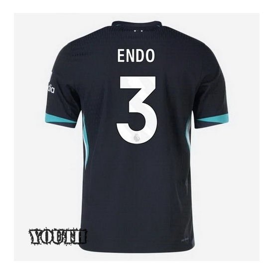 2024/2025 Wataru Endo #3 Away Youth Soccer Jersey - Click Image to Close