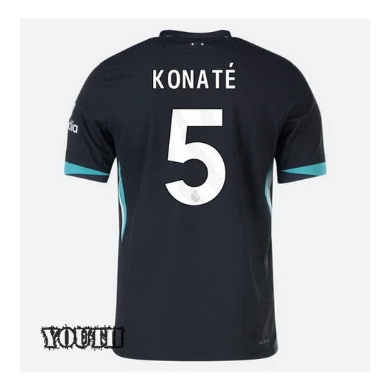 2024/2025 Ibrahima Konate #5 Away Youth Soccer Jersey