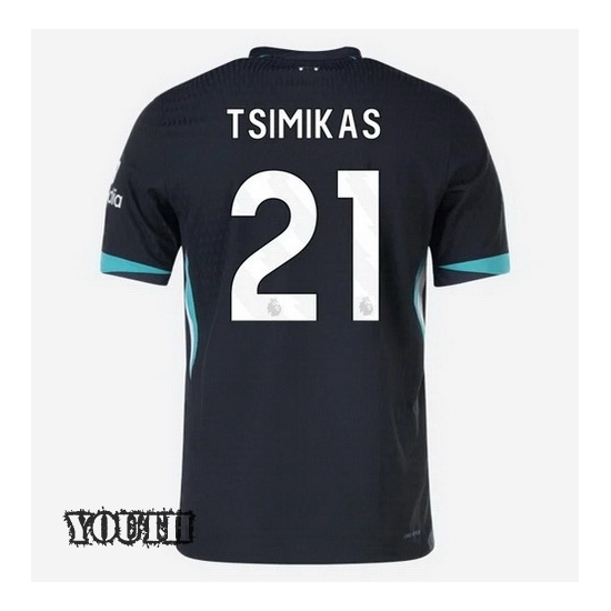 2024/2025 Kostas Tsimikas #21 Away Youth Soccer Jersey - Click Image to Close