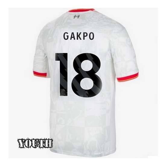 2024/2025 Cody Gakpo #18 Third Youth Soccer Jersey