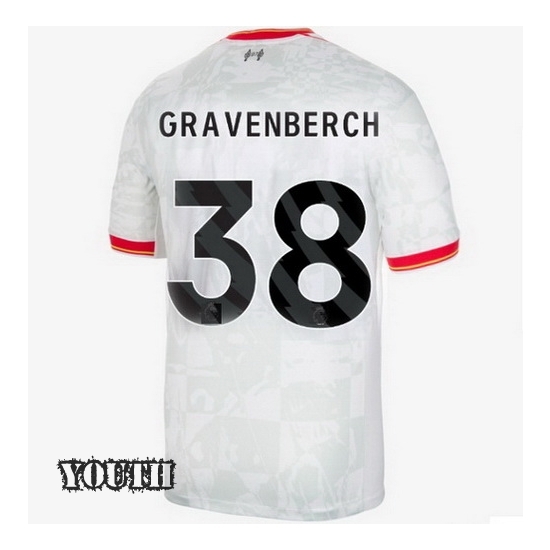 2024/2025 Ryan Gravenberch #38 Third Youth Soccer Jersey