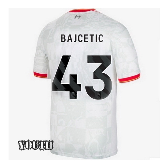 2024/2025 Stefan Bajcetic #43 Third Youth Soccer Jersey - Click Image to Close