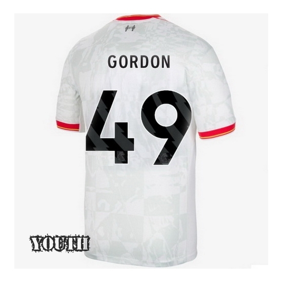 2024/2025 Kaide Gordon #49 Third Youth Soccer Jersey