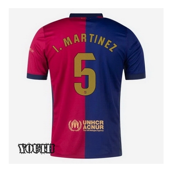 2024/2025 Inigo Martinez #5 Home Youth Soccer Jersey