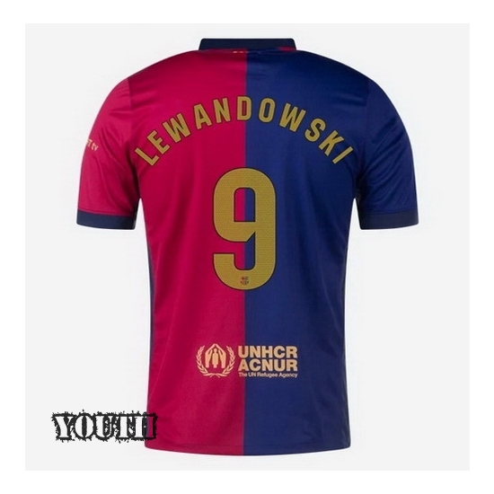 2024/2025 Robert Lewandowski #9 Home Youth Soccer Jersey