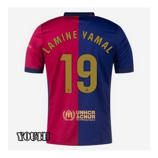 2024/2025 Lamine Yamal #19 Home Youth Soccer Jersey