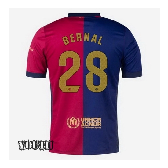 2024/2025 Marc Bernal #28 Home Youth Soccer Jersey - Click Image to Close