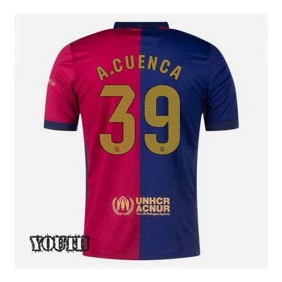 2024/2025 Andres Cuenca #39 Home Youth Soccer Jersey