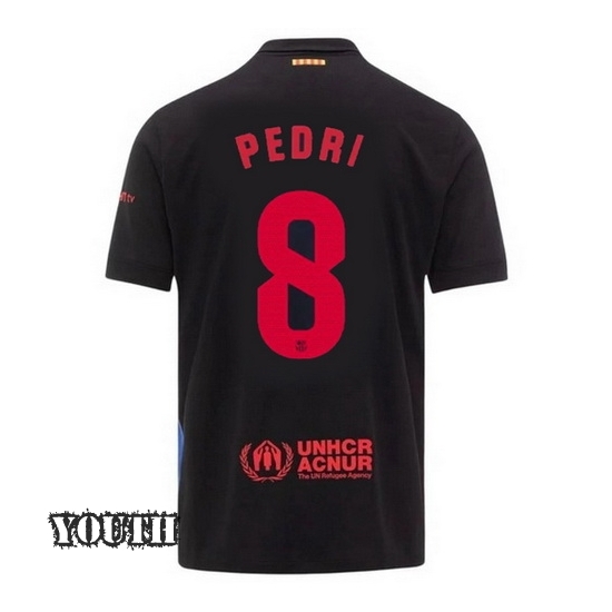 2024/2025 Pedri #8 Away Youth Soccer Jersey - Click Image to Close