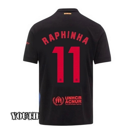 2024/2025 Raphinha #11 Away Youth Soccer Jersey - Click Image to Close