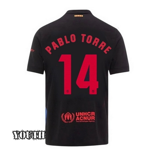 2024/2025 Pablo Torre #14 Away Youth Soccer Jersey - Click Image to Close