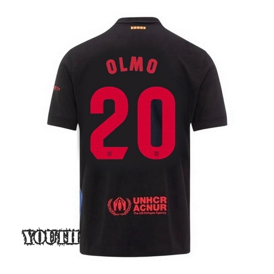 2024/2025 Dani Olmo #20 Away Youth Soccer Jersey