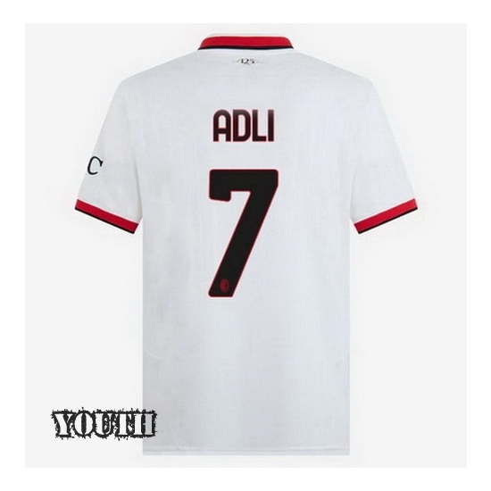 2024/2025 Yacine Adli #7 Away Youth Soccer Jersey