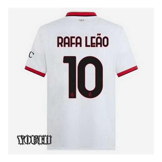 2024/2025 Rafael Leao #10 Away Youth Soccer Jersey - Click Image to Close