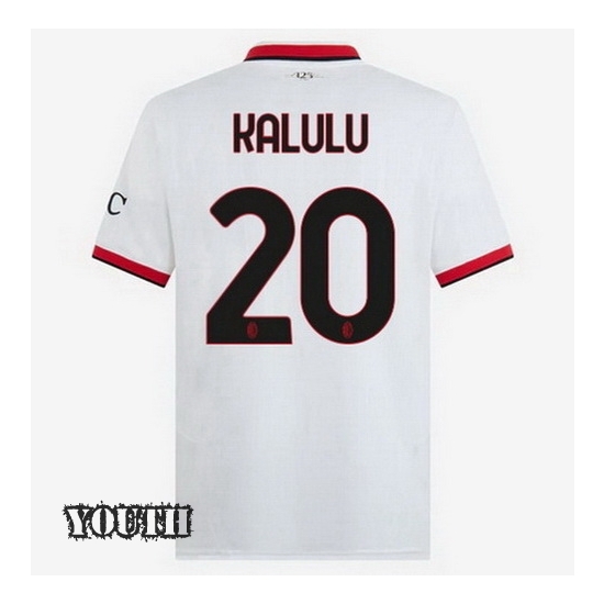 2024/2025 Pierre Kalulu #20 Away Youth Soccer Jersey - Click Image to Close