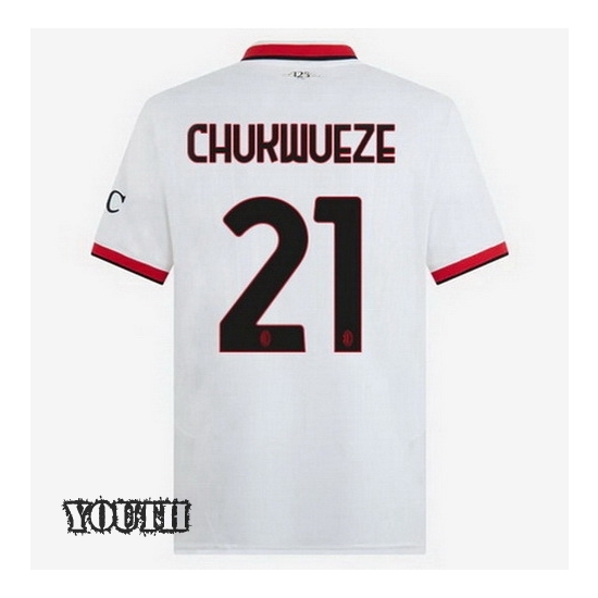 2024/2025 Samuel Chukwueze #21 Away Youth Soccer Jersey - Click Image to Close