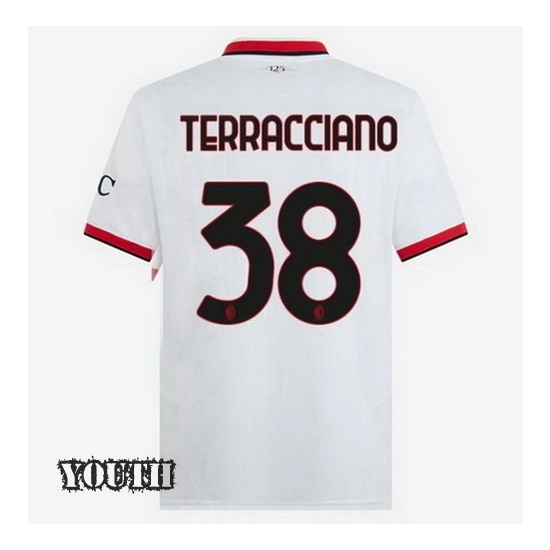 2024/2025 Filippo Terracciano #38 Away Youth Soccer Jersey - Click Image to Close