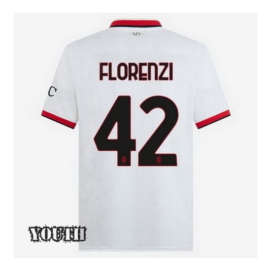 2024/2025 Alessandro Florenzi #42 Away Youth Soccer Jersey