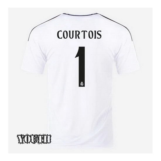 2024/2025 Thibaut Courtois #1 Home Youth Soccer Jersey