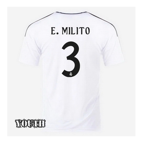 2024/2025 eder Militao #3 Home Youth Soccer Jersey - Click Image to Close