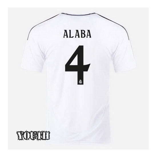 2024/2025 David Alaba #4 Home Youth Soccer Jersey - Click Image to Close