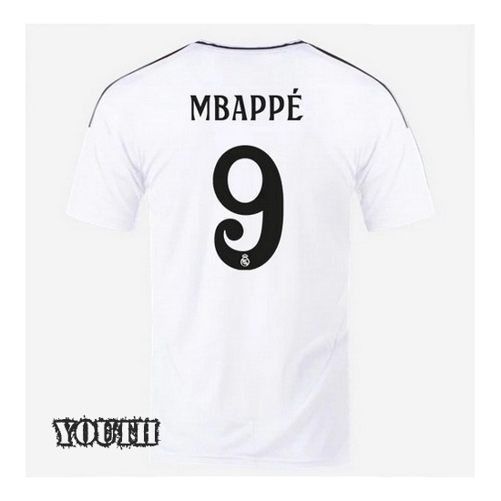 2024/2025 Kylian Mbappe #9 Home Youth Soccer Jersey