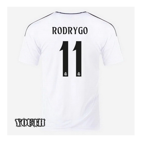 2024/2025 Rodrygo #11 Home Youth Soccer Jersey - Click Image to Close