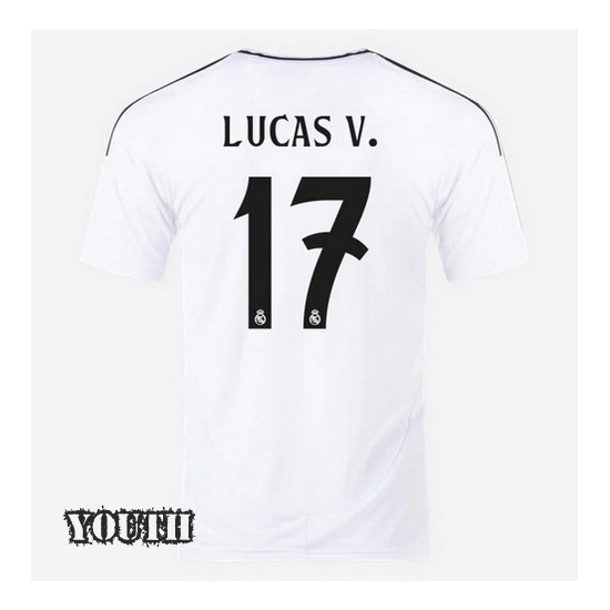 2024/2025 Lucas Vazquez #17 Home Youth Soccer Jersey