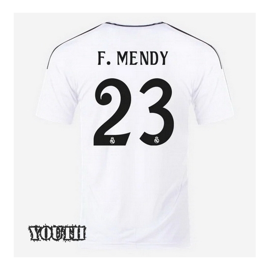 2024/2025 Ferland Mendy #23 Home Youth Soccer Jersey - Click Image to Close