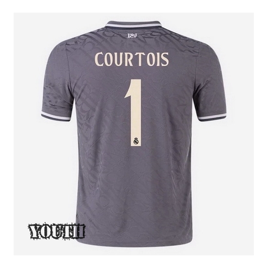 2024/2025 Thibaut Courtois #1 Away Youth Soccer Jersey - Click Image to Close