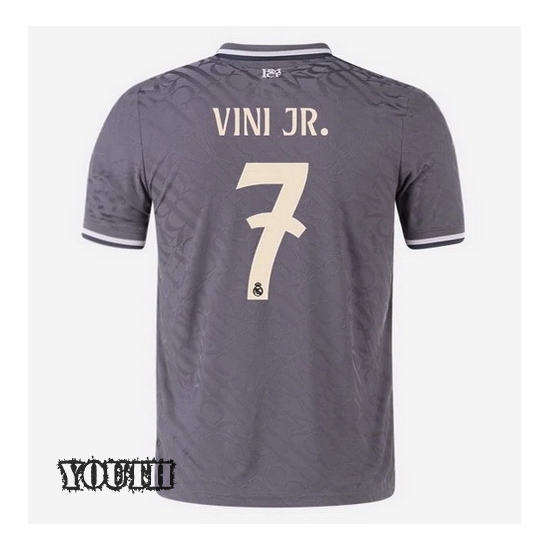 2024/2025 Vinicius Junior #7 Away Youth Soccer Jersey