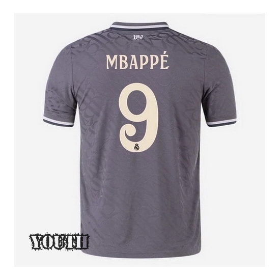 2024/2025 Kylian Mbappe #9 Away Youth Soccer Jersey