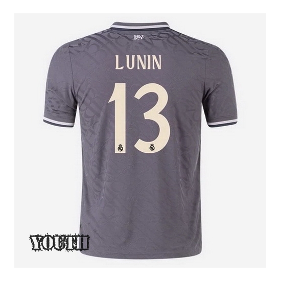 2024/2025 Andriy Lunin #13 Away Youth Soccer Jersey