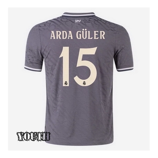 2024/2025 Arda Guler #15 Away Youth Soccer Jersey - Click Image to Close