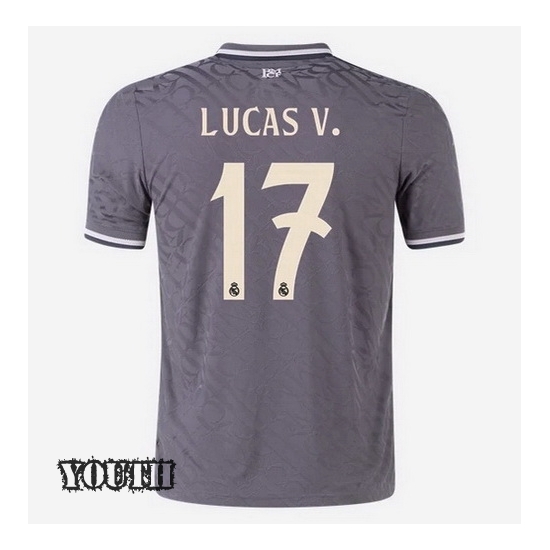 2024/2025 Lucas Vazquez #17 Away Youth Soccer Jersey